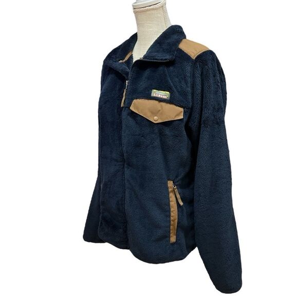 L.L.Bean Men’s Hi-Pile Fleece Zip-up Jacket Size S - Picture 6 of 9